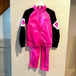 Puma girls track suit